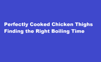 how long to boil chicken thighs