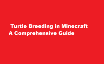 how to breed turtles in minecraft