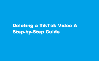 how to delete a tiktok video