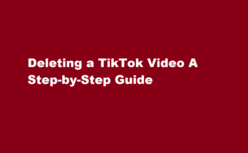 how to delete tiktok videos