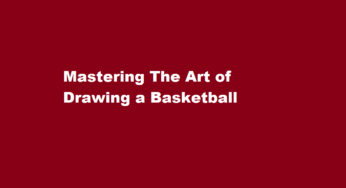 Mastering The Art of Drawing a Basketball