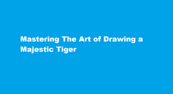 Mastering The Art of Drawing a Majestic Tiger