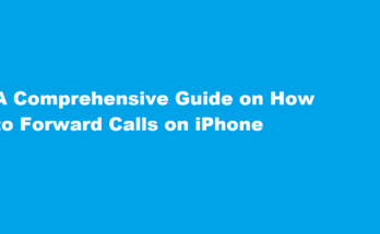 how to forward calls on iphone