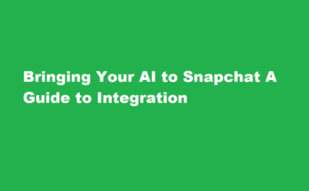 how to get ai on snapchat