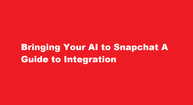 how to get my ai on snapchat