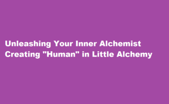 how to make human in little alchemy