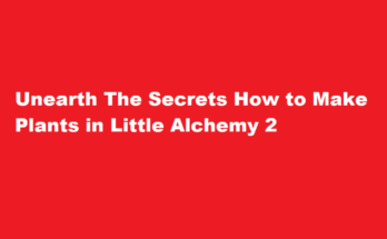 how to make tree in little alchemy 2