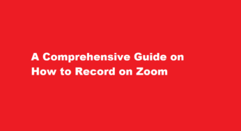 A Comprehensive Guide on How to Record on Zoom