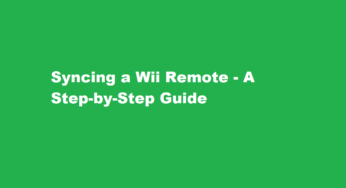 Syncing a Wii Remote – A Step-by-Step Guide