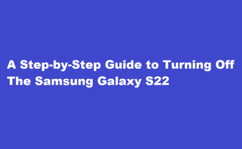 how to turn off samsung s22