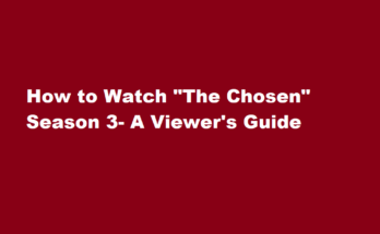 how to watch the chosen season 3