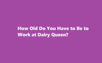 how old do you have to be to work at dairy queen