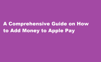 how to add money to apple pay