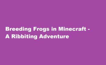 how to breed frogs in minecraft