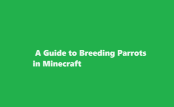 how to breed parrots in minecraft
