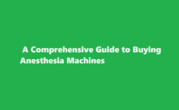how to buy anesthesia machines