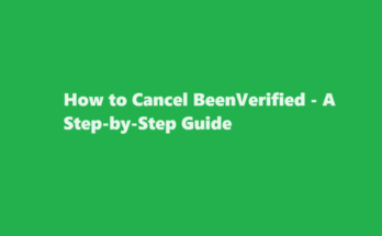 how to cancel been verified
