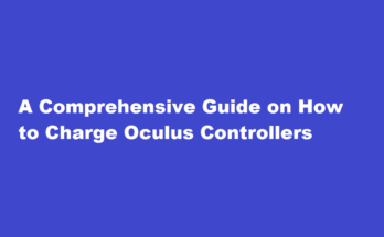 how to charge oculus controllers