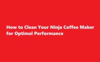 how to clean ninja coffee maker