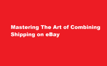 how to combine shipping on ebay