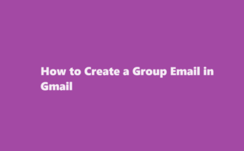 how to create a group email in gmail