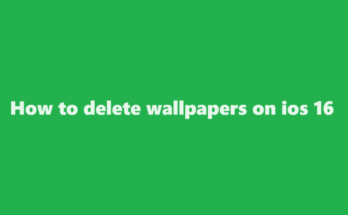 how to delete wallpapers on ios 16