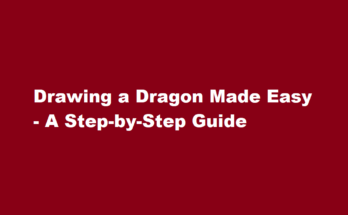 how to draw a dragon easy