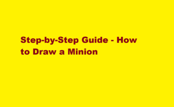how to draw a minion