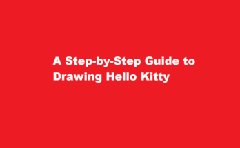 how to draw hello kitty
