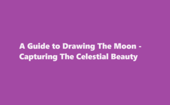 how to draw the moon