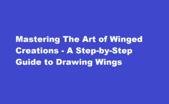 how to draw wings