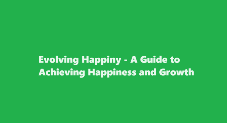 how to evolve happiny