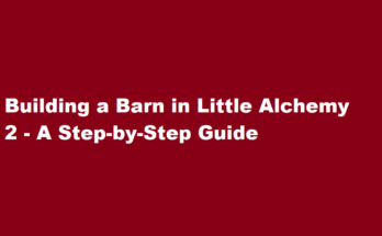 how to make barn in little alchemy 2