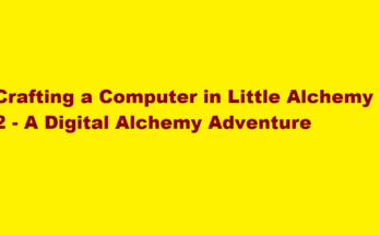 how to make computer in little alchemy 2