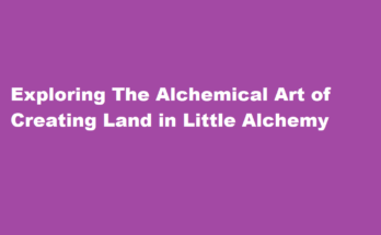 how to make land in little alchemy