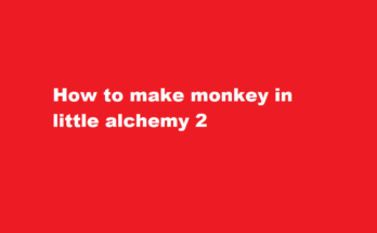 how to make monkey in little alchemy 2