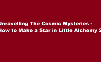 how to make star in little alchemy
