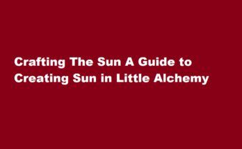 how to make sun in little alchemy