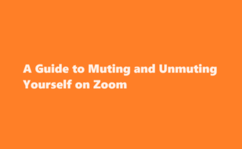 how to mute zoom
