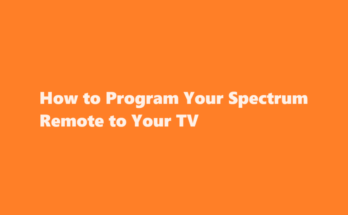how to program spectrum remote to tv
