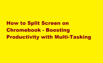 how to split screen on chromebook
