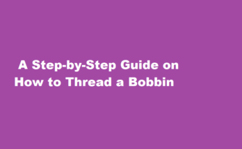 how to thread a bobbin