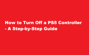 how to turn off ps5 controller