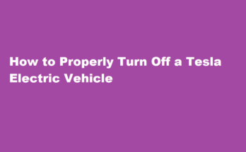 how to turn off tesla