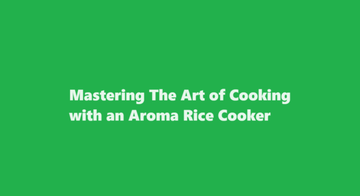 how to use aroma rice cooker