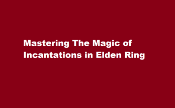how to use incantations elden ring