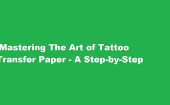 how to use tattoo transfer paper