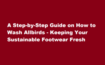 how to wash allbirds