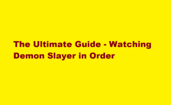 how to watch demon slayer in order