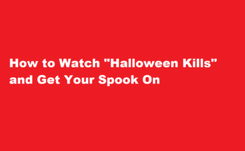 how to watch halloween kills